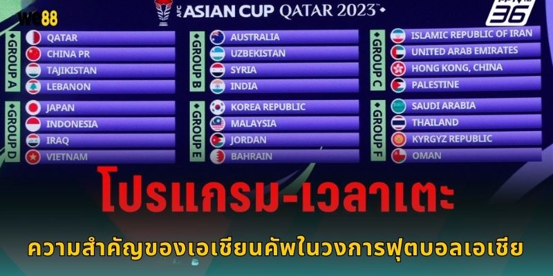 ความสำคัญของเอเชียนคัพในวงการฟุตบอลเอเชีย