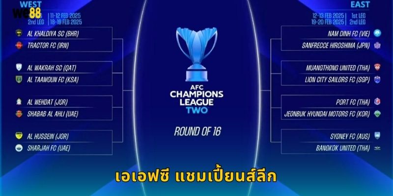 เอเอฟซี แชมเปี้ยนส์ลีก ศึกชิงจ้าวเอเชีย – เดิมพันสุดมันที่ We88 4 เอเอฟซี แชมเปี้ยนส์ลีก ศึกชิงจ้าวเอเชีย – เดิมพันสุดมันที่ We88